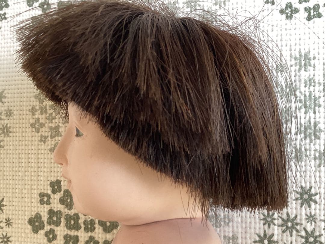 松乾斎東光　喜光　市松人形 （裸）抱き人形　全長約33cm 短い黒髪