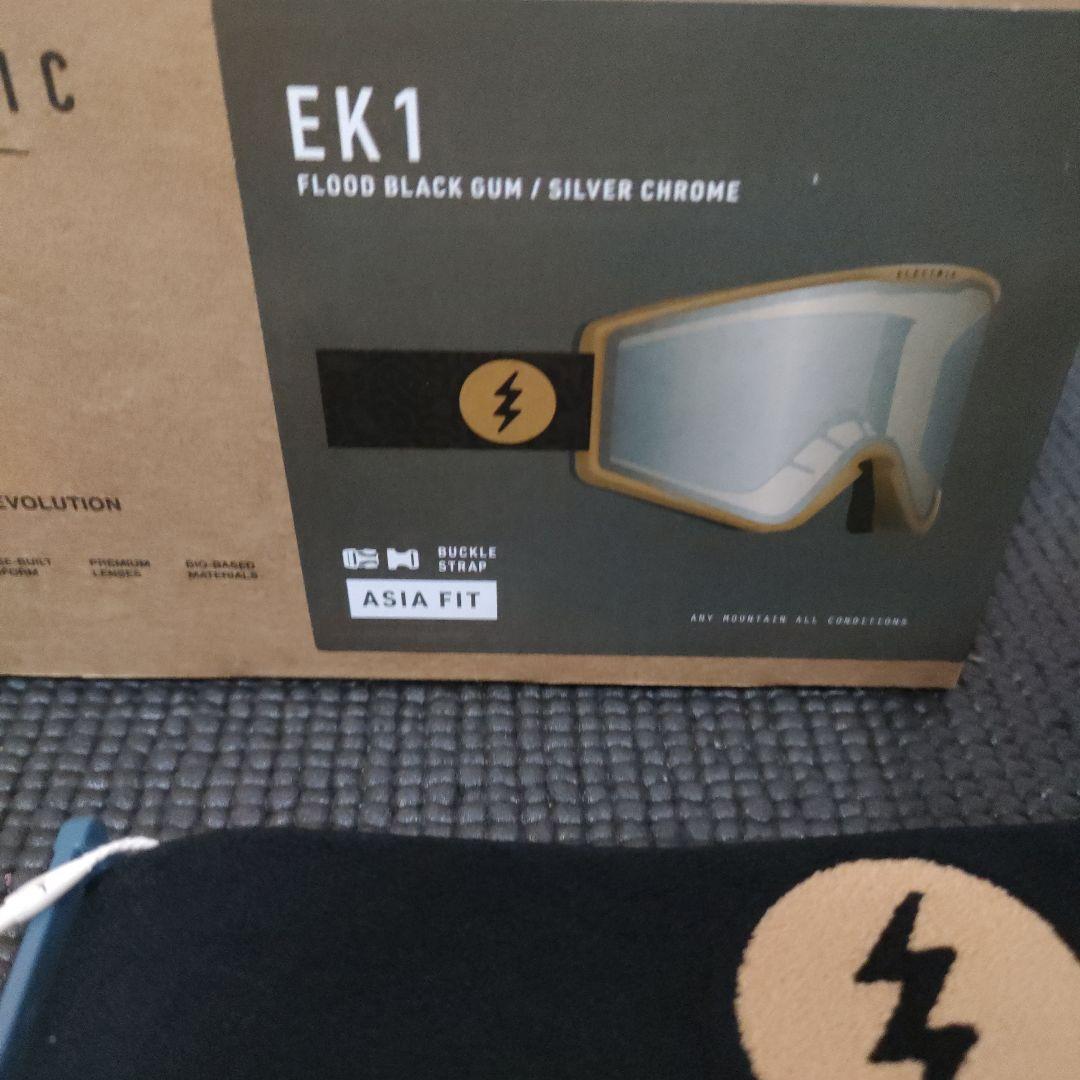 未使用品　Electric EK1 ゴーグル Flood Black Gum