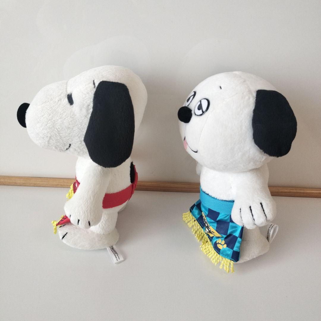 スヌーピー　オラフ　力士　相撲　ぬいぐるみ　2点セット　吉徳　レア