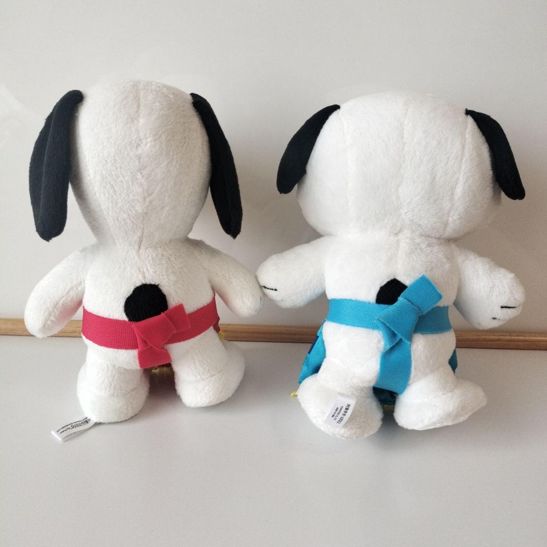 スヌーピー　オラフ　力士　相撲　ぬいぐるみ　2点セット　吉徳　レア