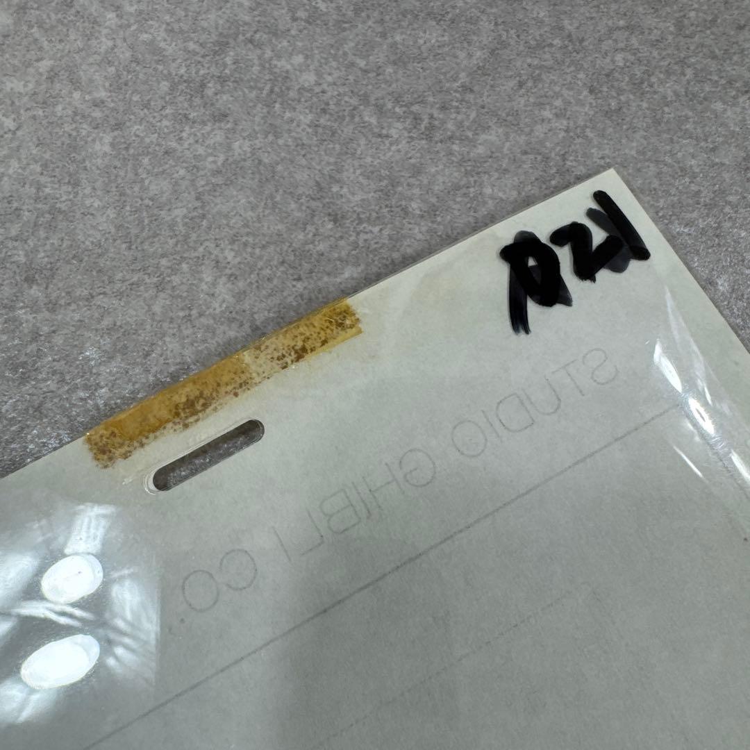 希少 おもひでぽろぽろ カットシーン セル画 D21 スタジオジブリ