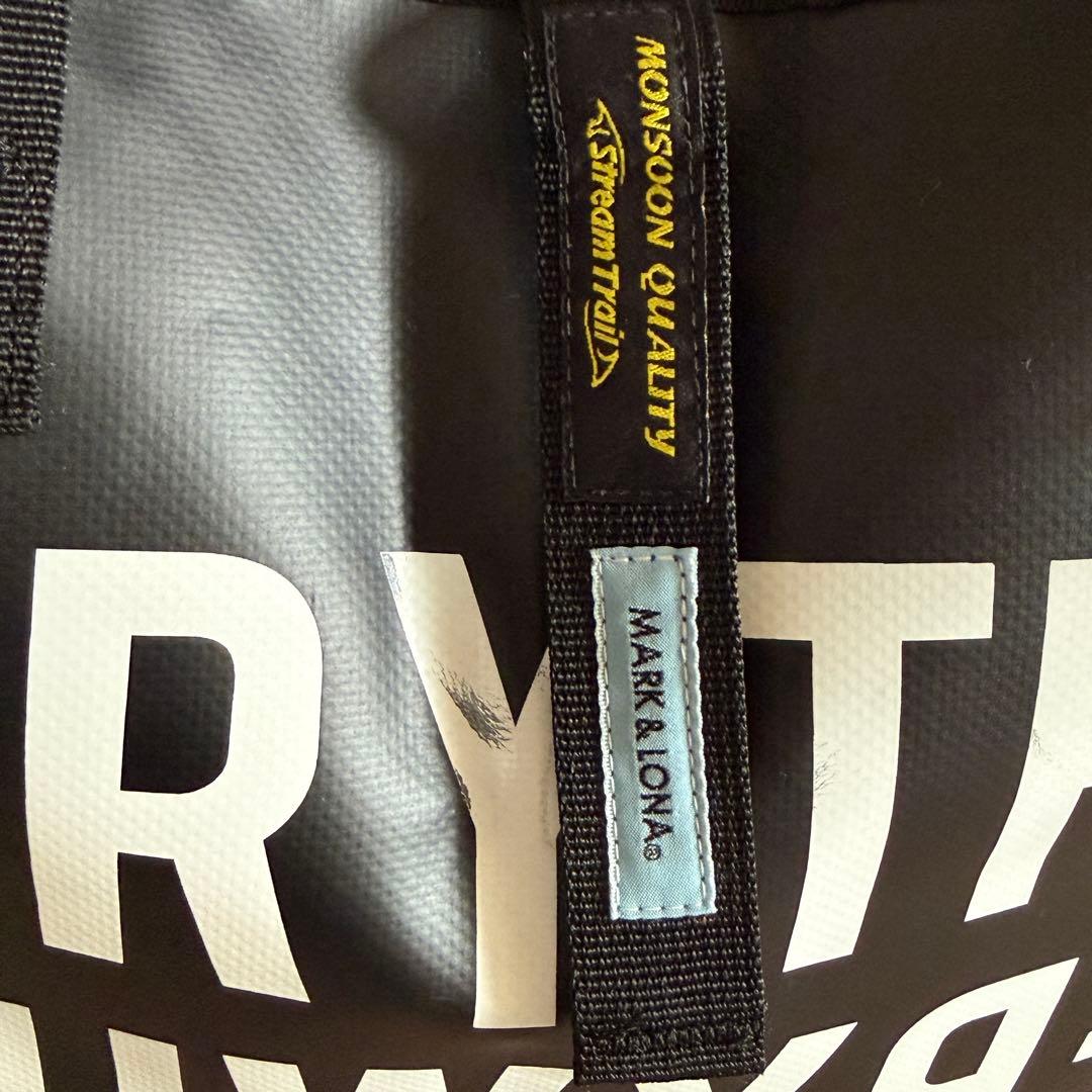 マークアンドロナ　マーク&ロナ　トートバッグ　バッグ　黒　白　大型　ショルダー