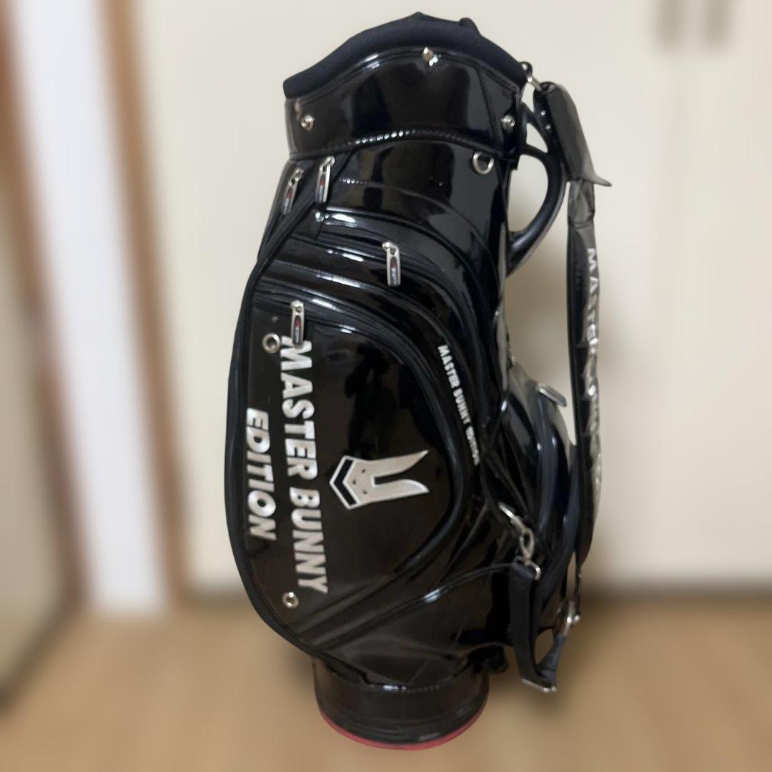 MASTER BUNNY EDITION エナメルゴルフバッグ キャディバック