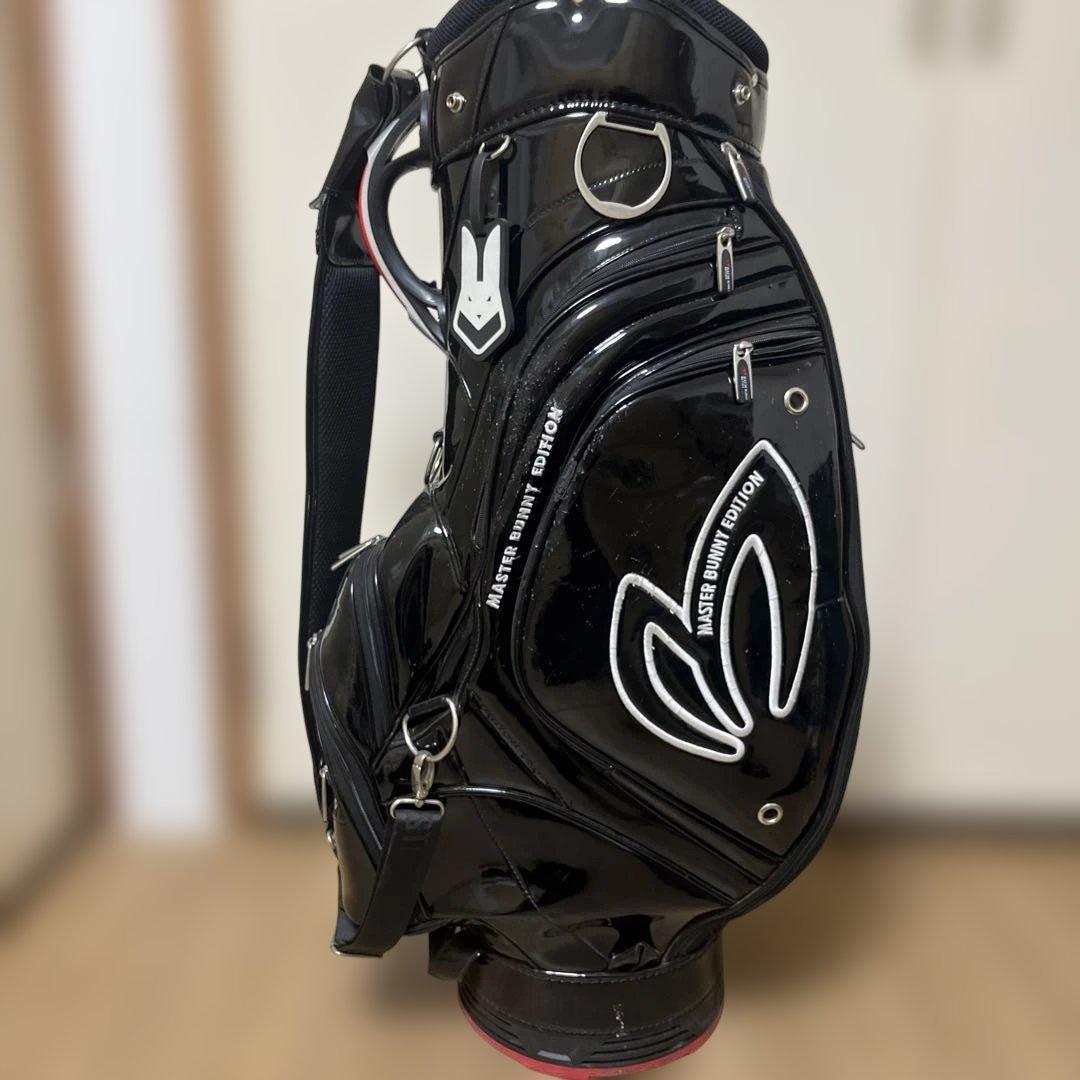 MASTER BUNNY EDITION エナメルゴルフバッグ キャディバック