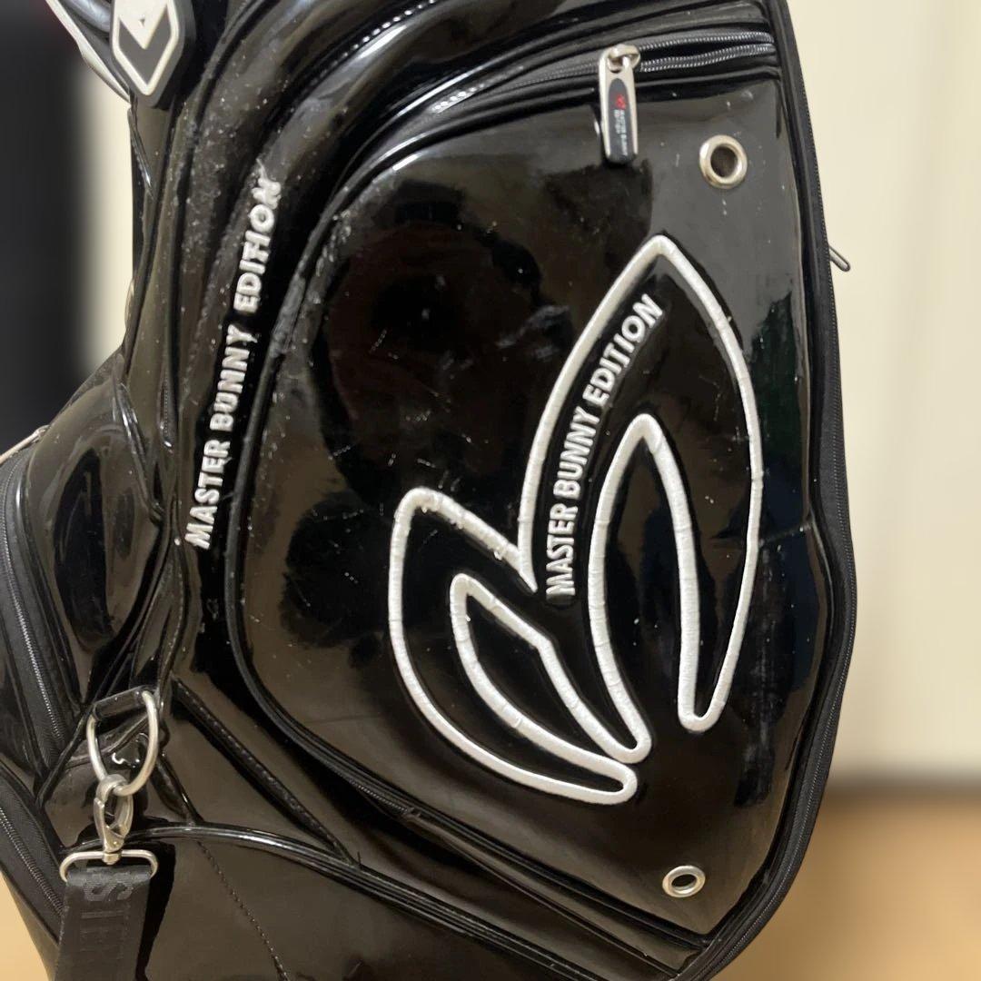 MASTER BUNNY EDITION エナメルゴルフバッグ キャディバック