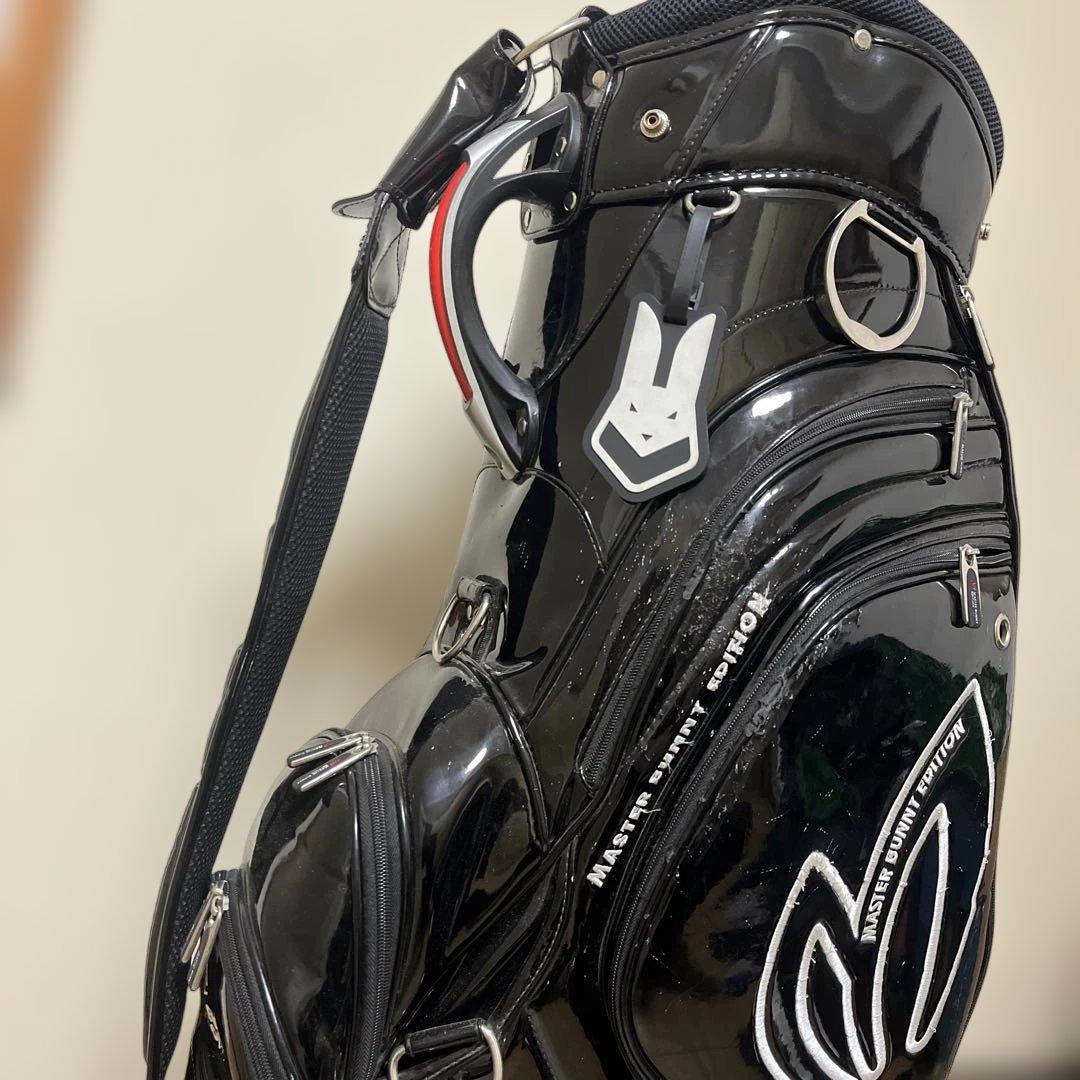 MASTER BUNNY EDITION エナメルゴルフバッグ キャディバック