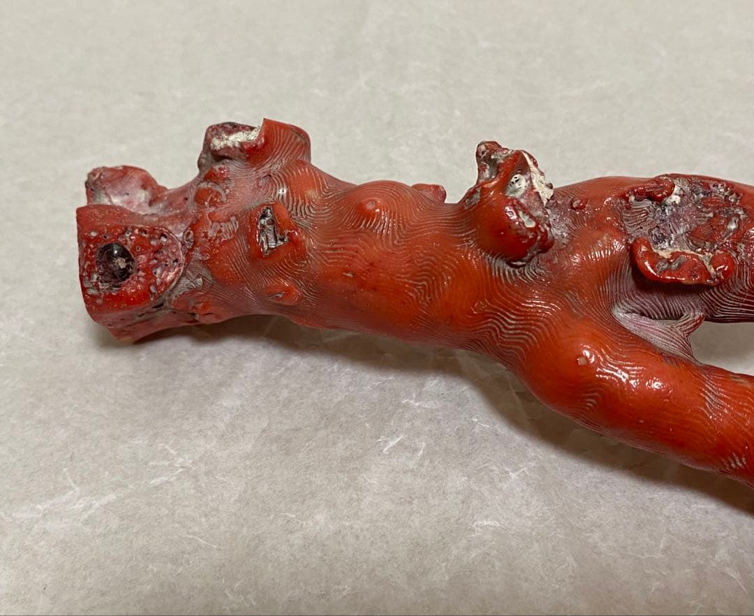 赤珊瑚　原木　天然　約410g