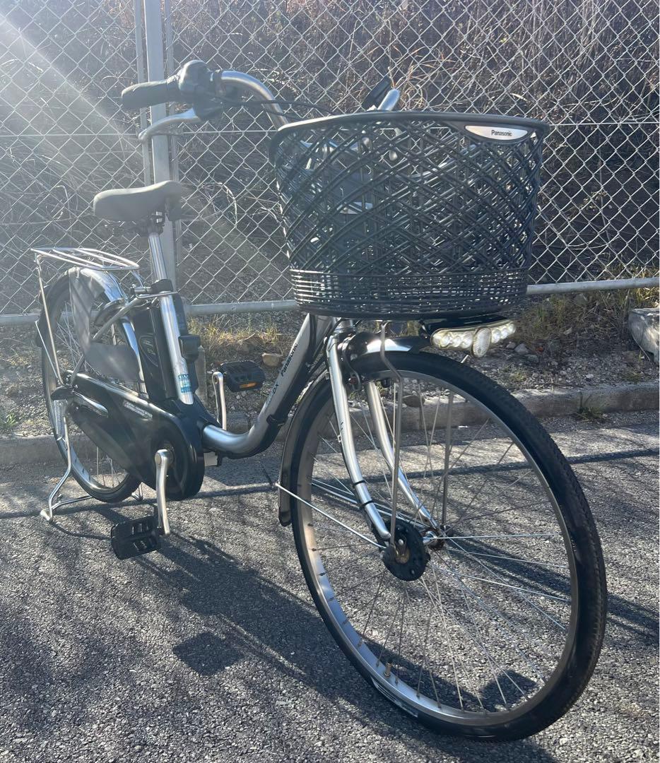 Panasonic電動アシスト自転車かなり良いバッテリー付き24インチ関東圏配送