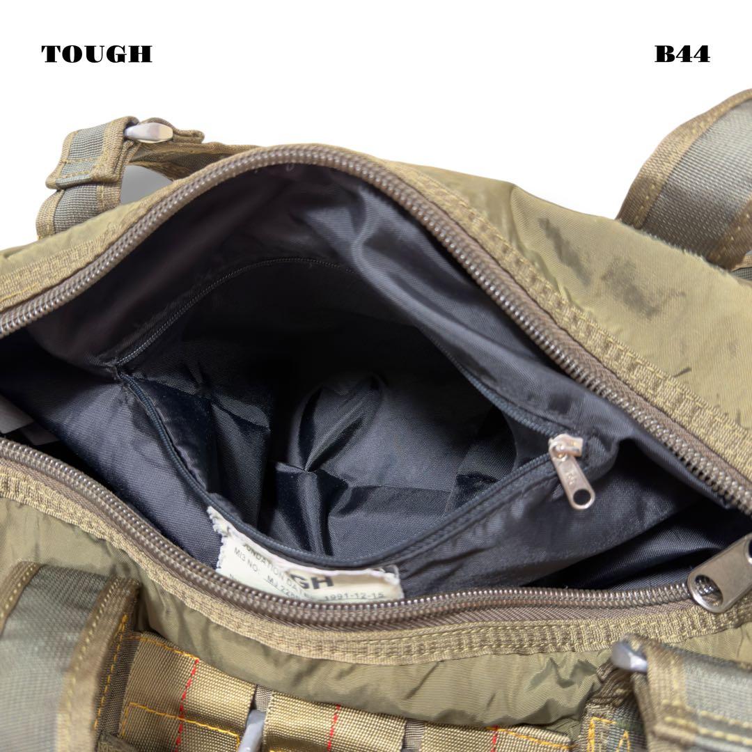 人気品！ TOUGH タフ バッグ カバン オリーブ グリーン ミリタリー 深緑