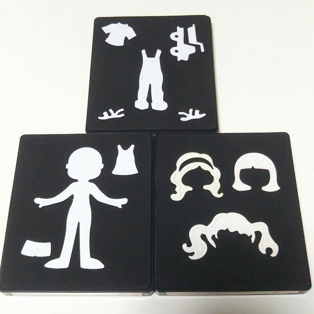ドール 人形 人 型 髪形 髪の毛 服 着せ替え シジックス sizzix ダイ