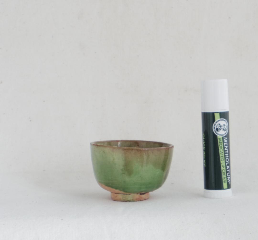 緑釉　盃　欧州　18-19C頃