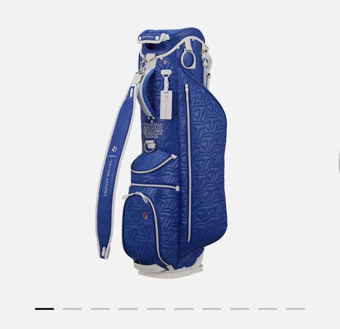 テーラーメイド　ユナイテッドアローズ　ゴルフバッグ　ブルー