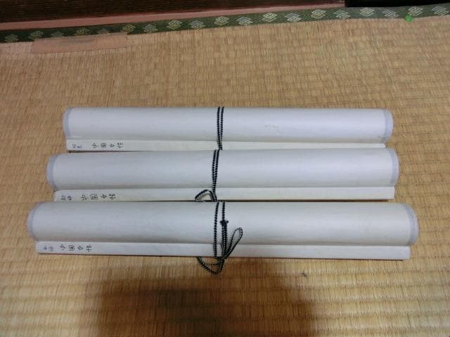 掛軸■美人画 中国女性 田中栄作 3幅対 昭君 西施院紗 渓谷 唐物 骨董品■