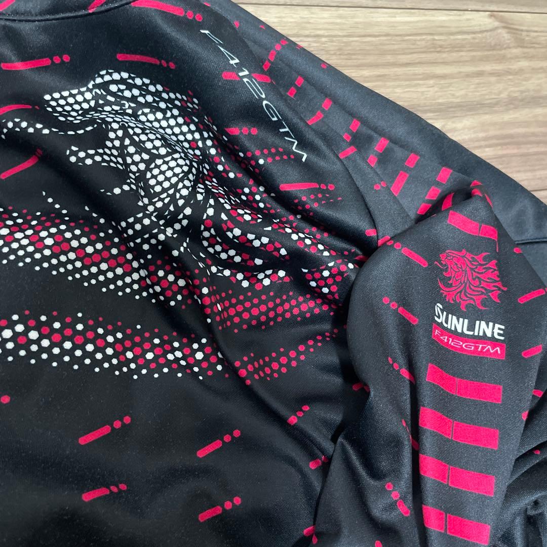 サンライン スペシャリスト フルジップアップシャツ ブラック 3L