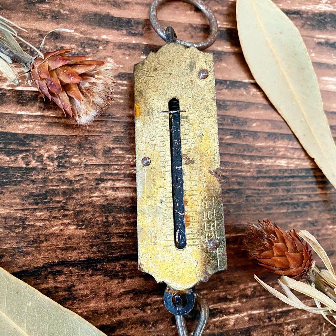 1900年代の貴族の狩猟用携帯重さ測定器【フランスアンティーク】