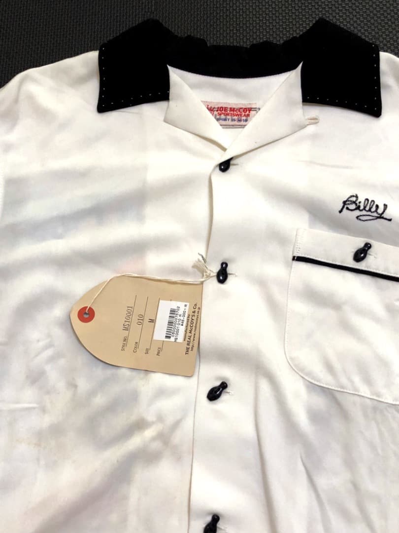 未使用品リアル マッコイズ豪華★スカジャン総刺繍★襟ハンド★ボーリングシャツ★M