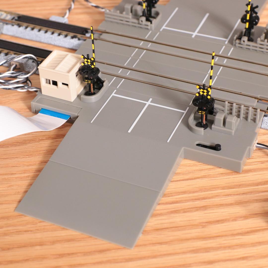 動作OK◎ KATO 20-650 自動踏切基本セット＋651複線用アダプター