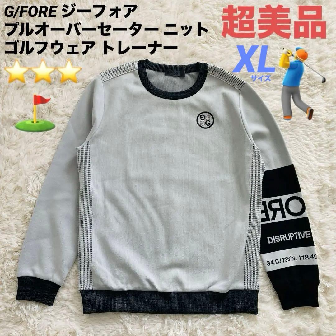 【超美品】G/FORE ジーフォア プルオーバーセーター ニット ゴルフウェア