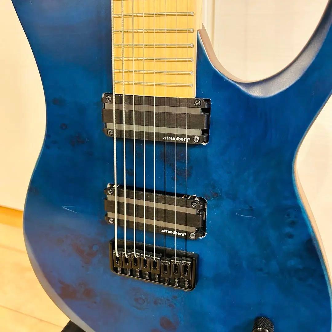 strandberg ピックアップ搭載 8弦ギター アルミトーン