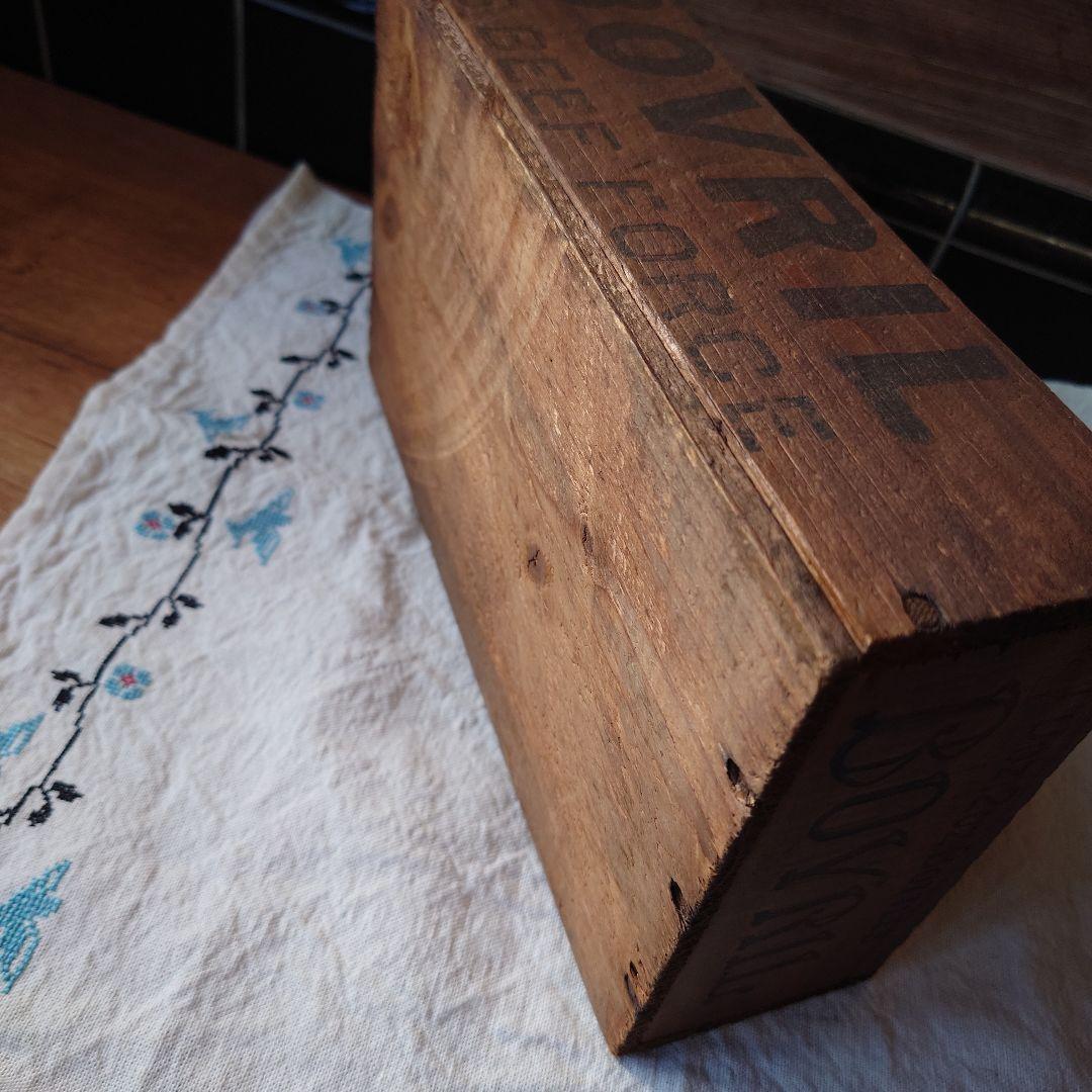 イギリスアンティークBovril 木製ボックス