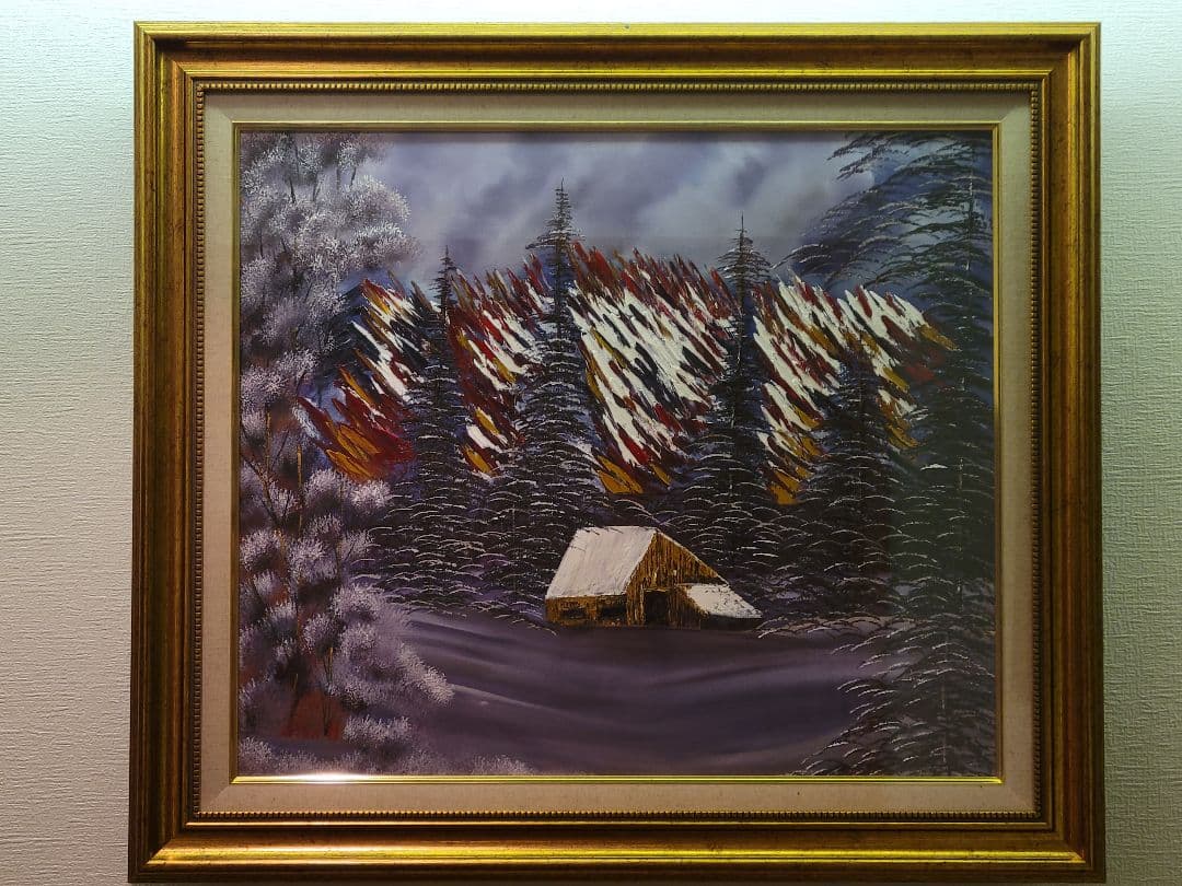 絵画 Winter  in pastel