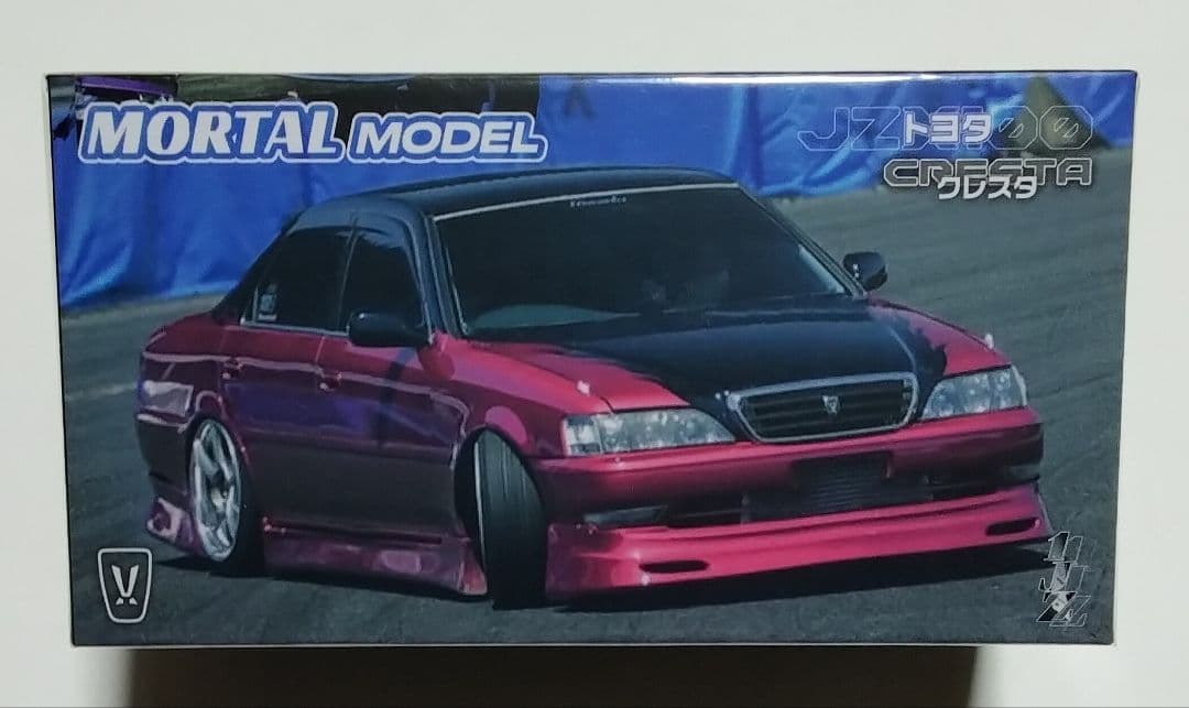 MORTAL MODEL トヨタ クレスタ パールレッドストライプ JZX100