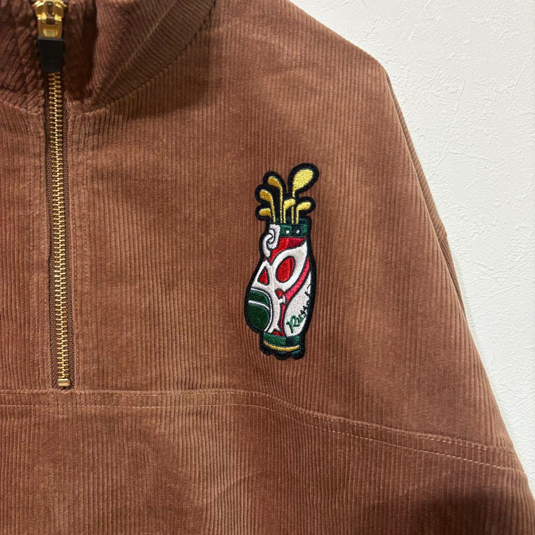 【RUSSELUNO】新品コーデュロイアノラックブルゾン　ゴルフ　メンズＸＬ