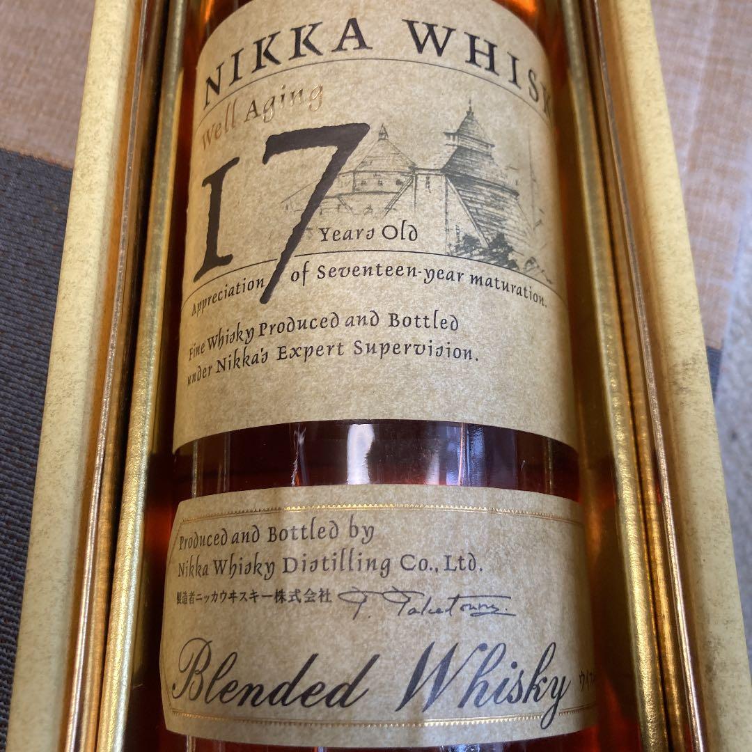ニッカ 17年　700ml Nikka 17 Year well aging