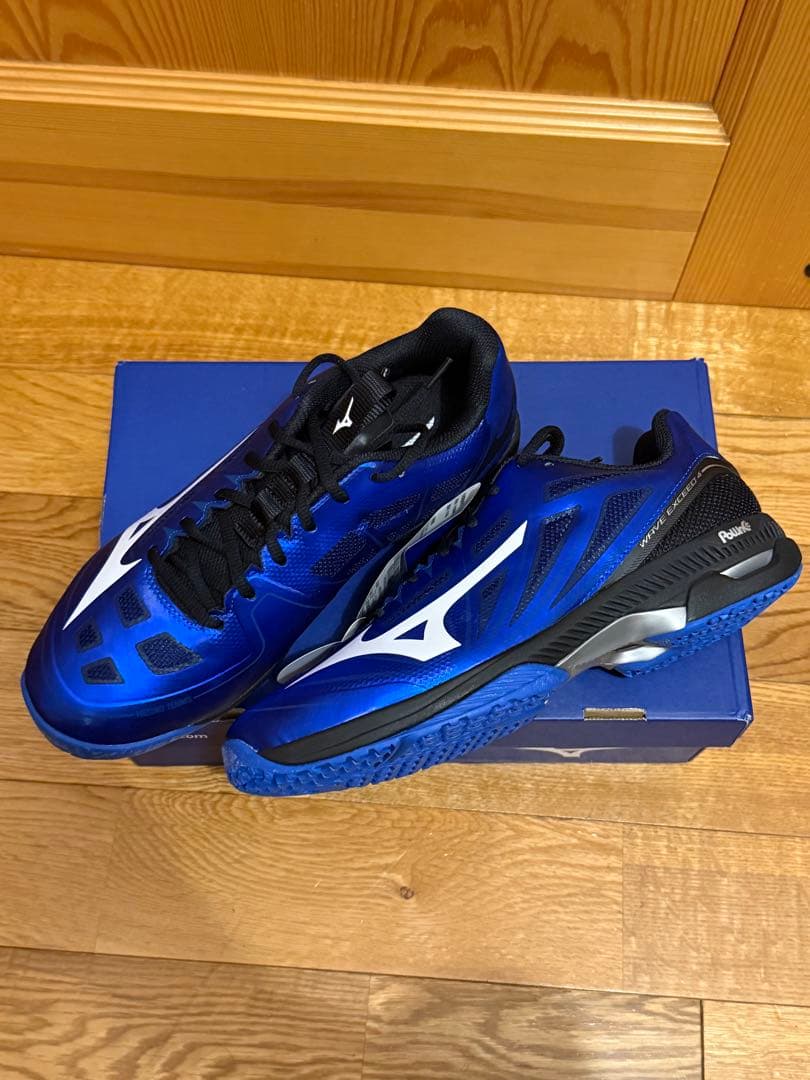 【新品】ミズノ テニスシューズ ウエーブエクシード 4SW OC／26cm 幅広