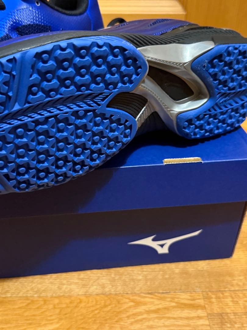 【新品】ミズノ テニスシューズ ウエーブエクシード 4SW OC／26cm 幅広
