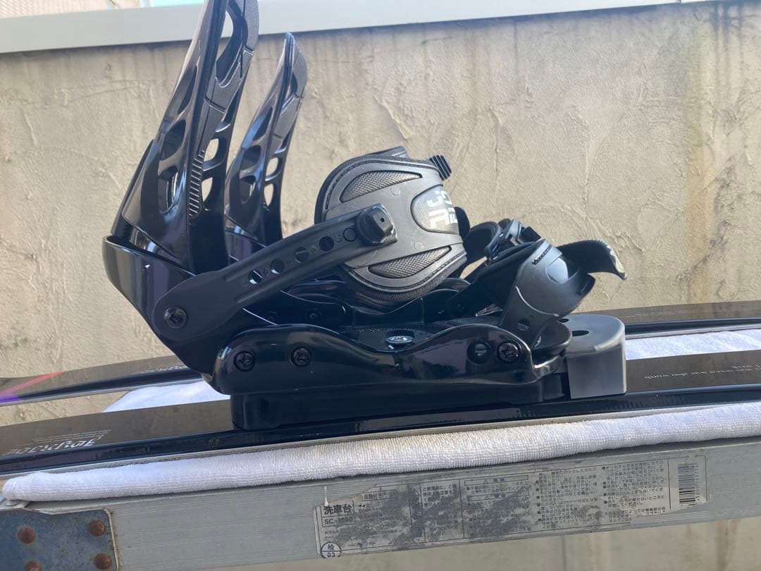 【美品】ショートスキー(ファン) スノーボードブーツ用　JOYRIDE 黒