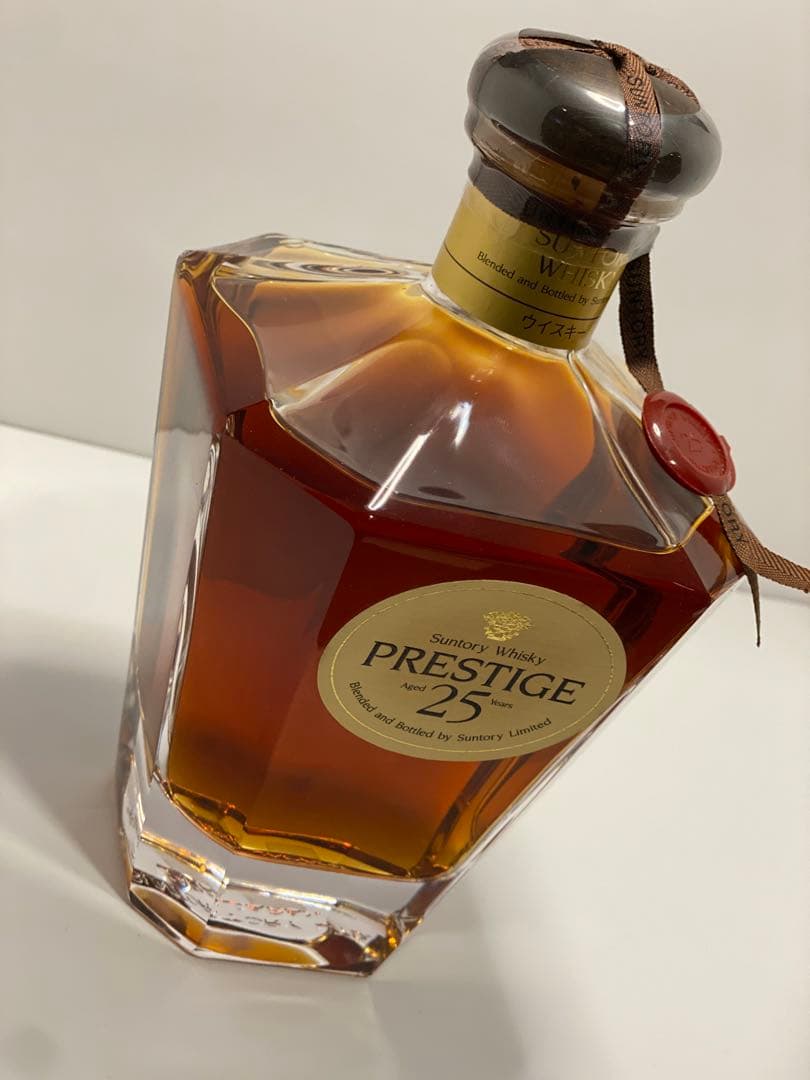 Suntory PRESTIGE 25Years ウイスキー 木箱入り（蓋無し）