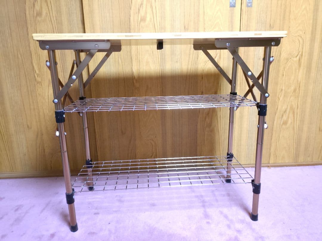 レア　コールマン　コンフォートマスター　バンブー　マルチシェルフミニ