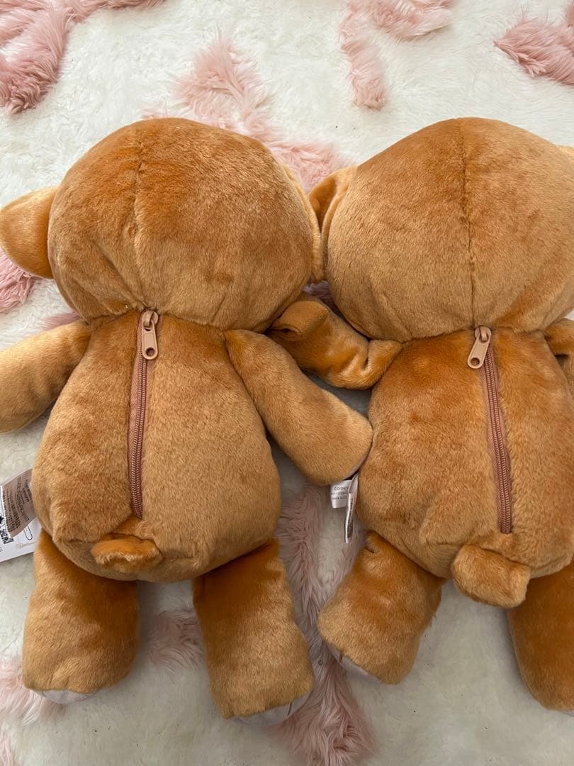 ディズニー　ピーターパン　テディベア　ネックピロー　2個セット