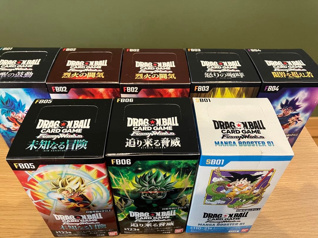 ドラゴンボールフュージョンワールド 8BOX テープ付