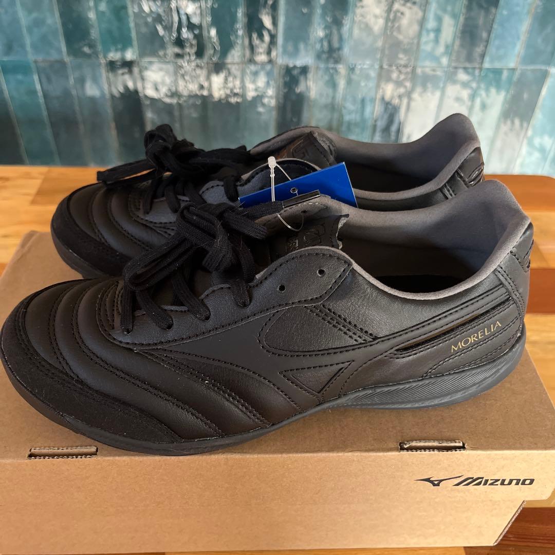 ミズノ モレリアサラ エリート TF フットサルシューズ 黒 23.0センチ