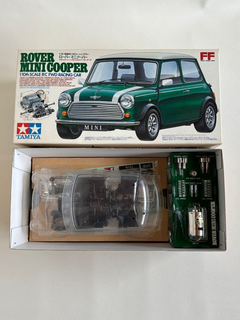 【未組立】タミヤ 1/10 ローバー ミニ クーパー RCキット 未開封　希少