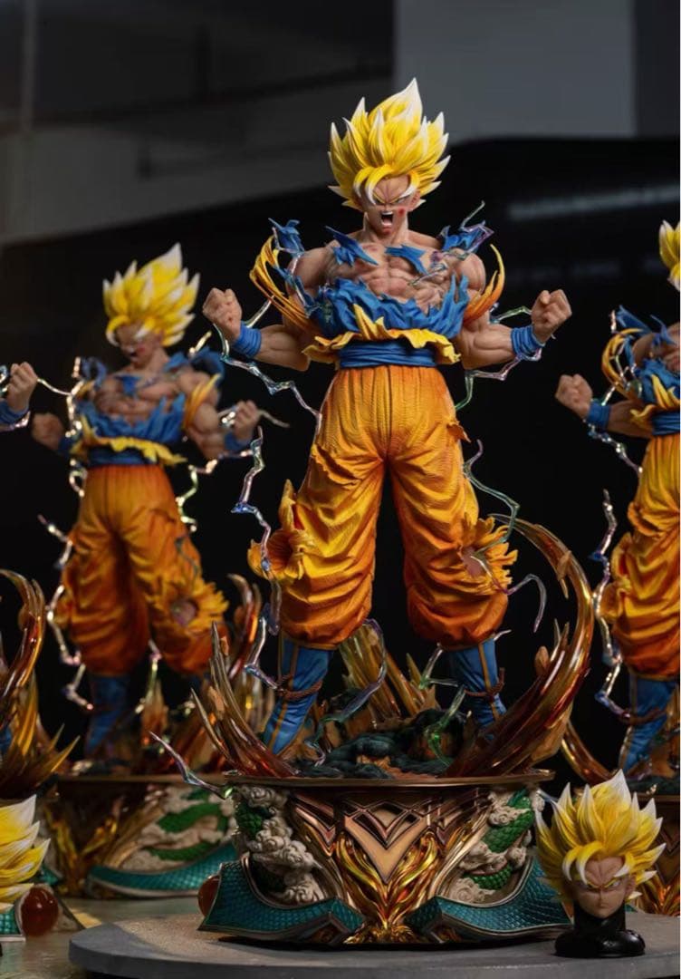 ドラゴンボール 孫悟空 ガレキ ガレージキット スタチューX②③⑨