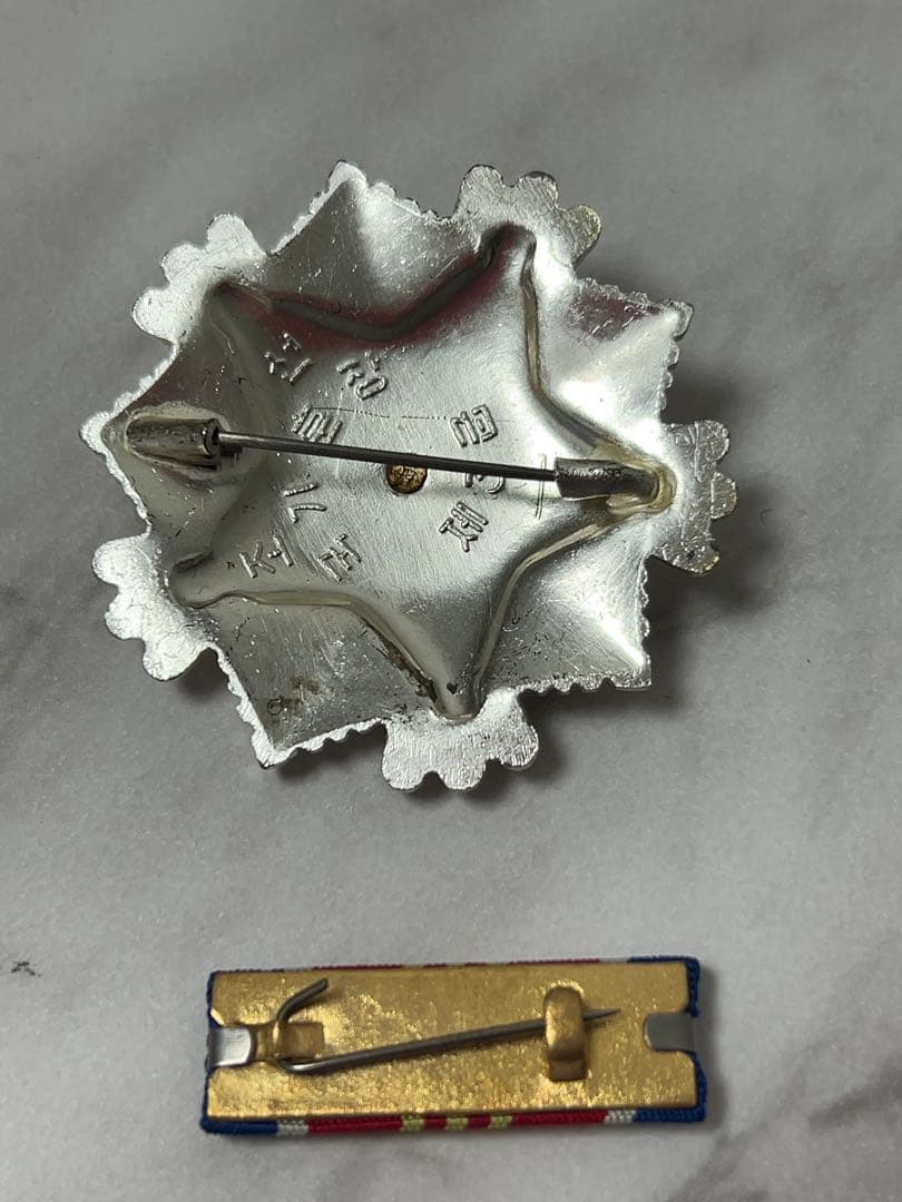 レア？★北朝鮮　勲章　詳細不明　箱入　ハングル