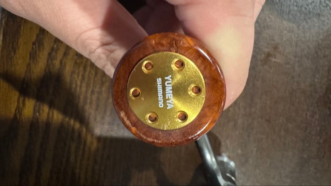 18ステラ　STELLA C5000XG 夢屋花梨ハンドルノブ付き