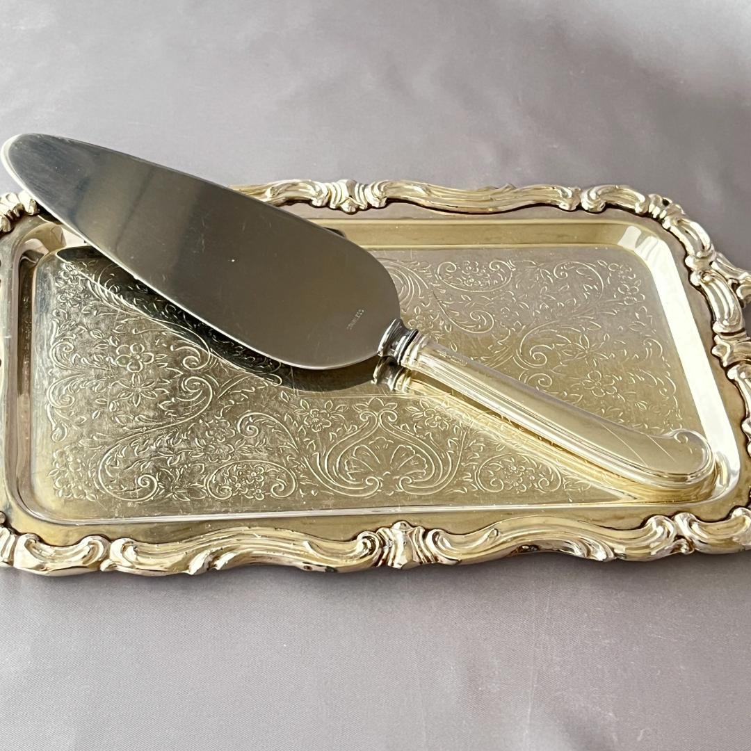 【Webster】 パイサーバー/ケーキサーバー【純銀ハンドル】 24cm