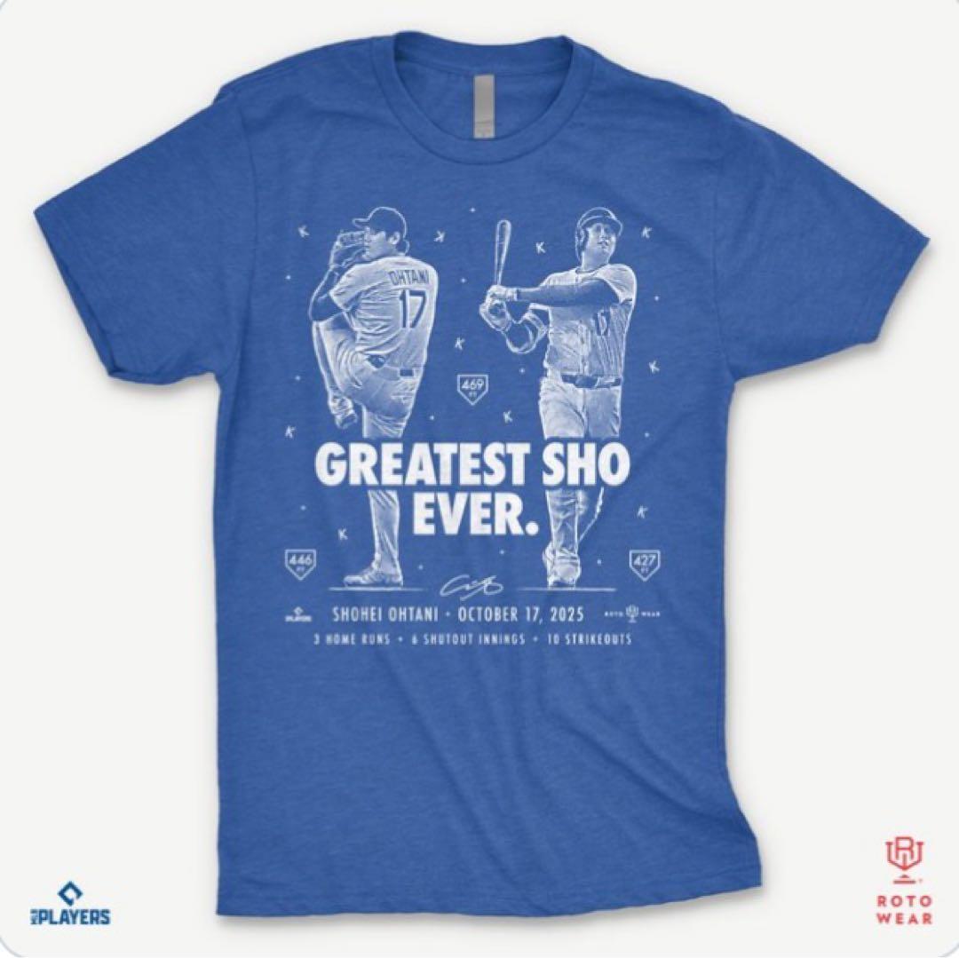 大谷翔平　GREATEST SHO Tシャツ XL 新品