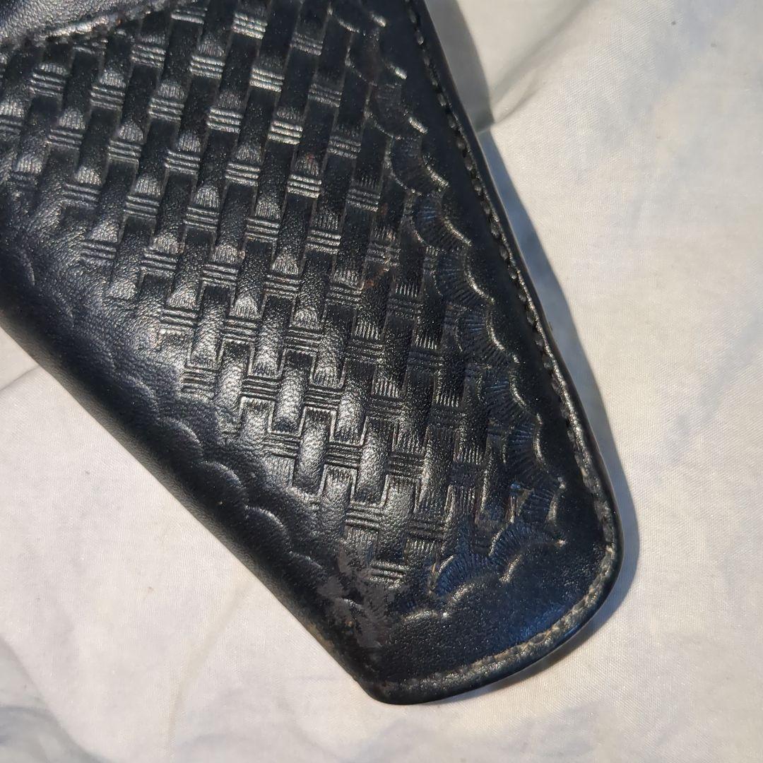 実物Bianchi #2800S　38 357リボルバー ヘビーレザーホルスター