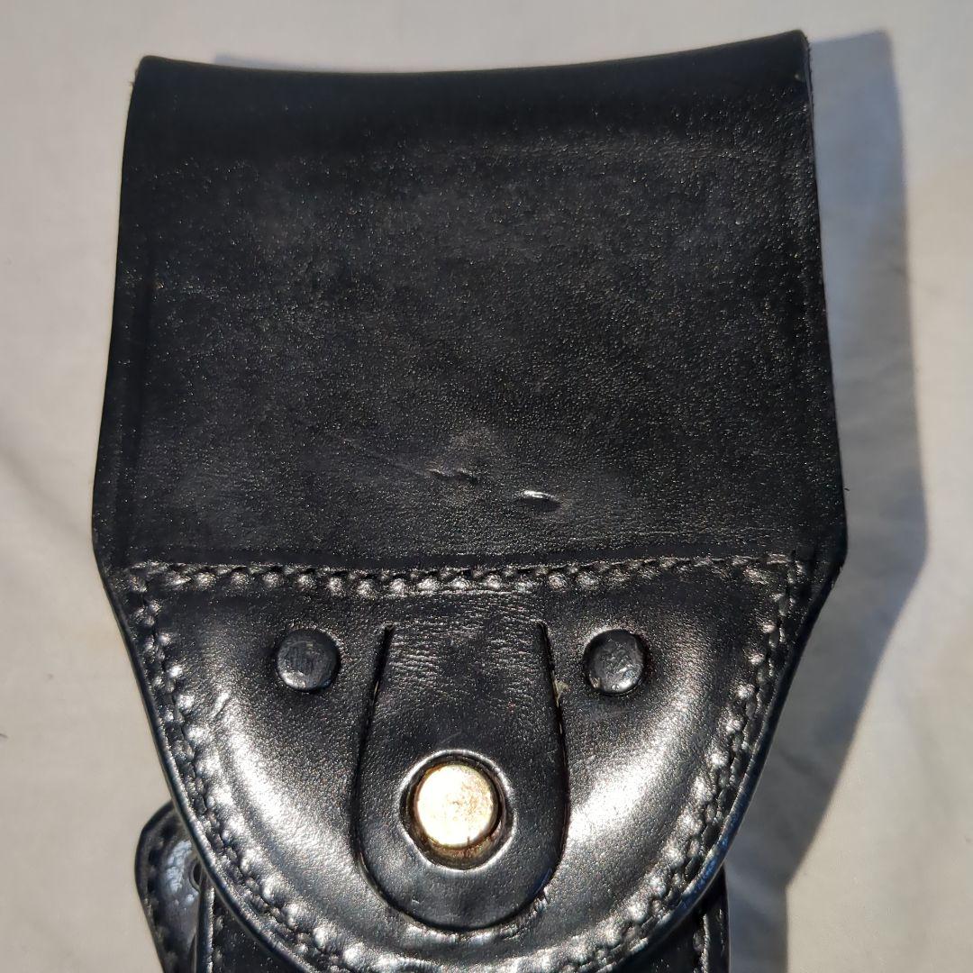 実物Bianchi #2800S　38 357リボルバー ヘビーレザーホルスター