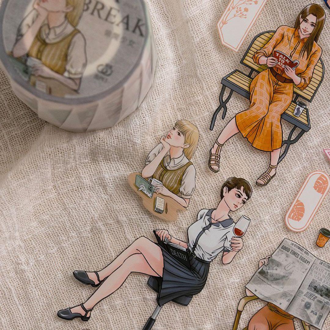 ⭐️SALE⭐️loidesign 海外マスキングテープ　マステ 【1350】