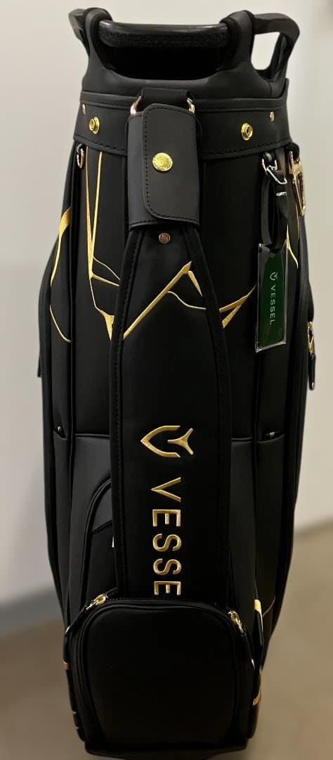 Vessel 18775 ゴルフキャディバッグ BK/GD