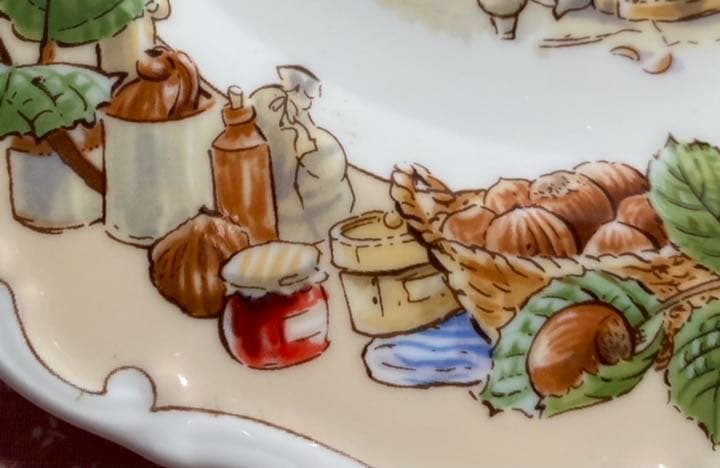 微スレ ブランブリーヘッジ レシピプレート③ハニーアンドナッツビスケット 未使用