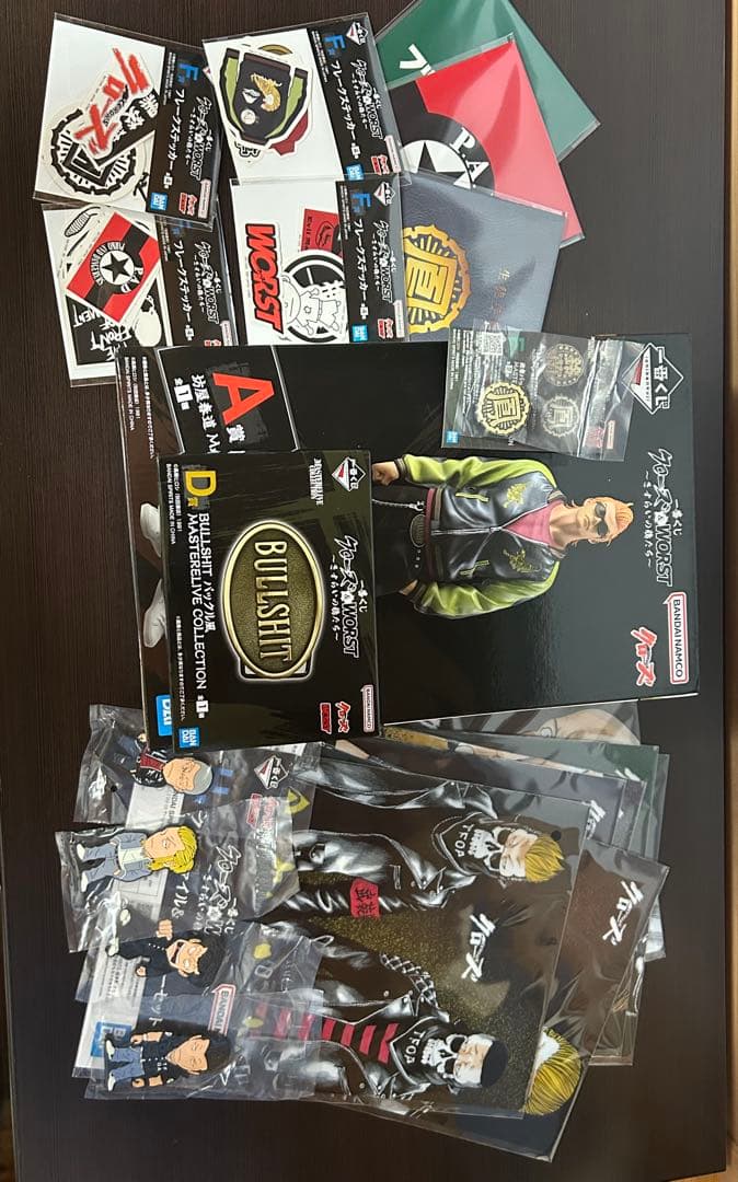 一番くじ クローズ A賞 坊屋春道（未開封） D賞 E賞おまけF.G.H.I賞