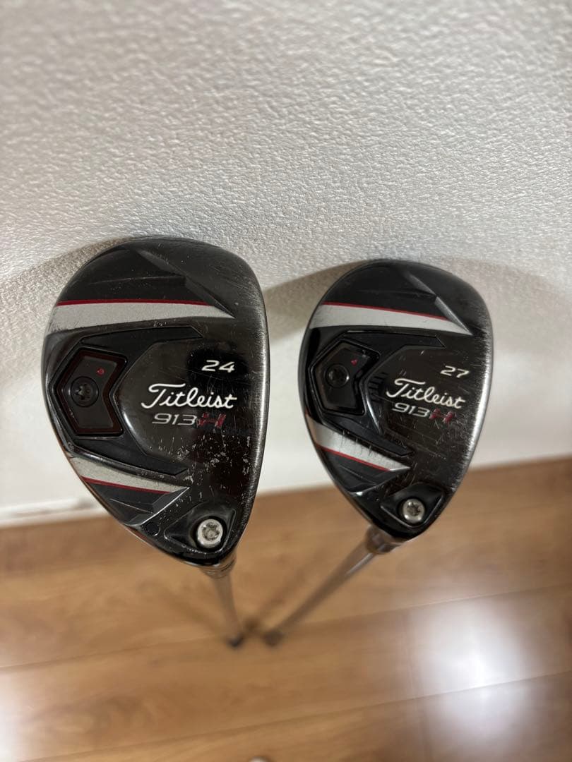 【名器4本セット】 タイトリスト913H UT（19°/21°/24°/27°）