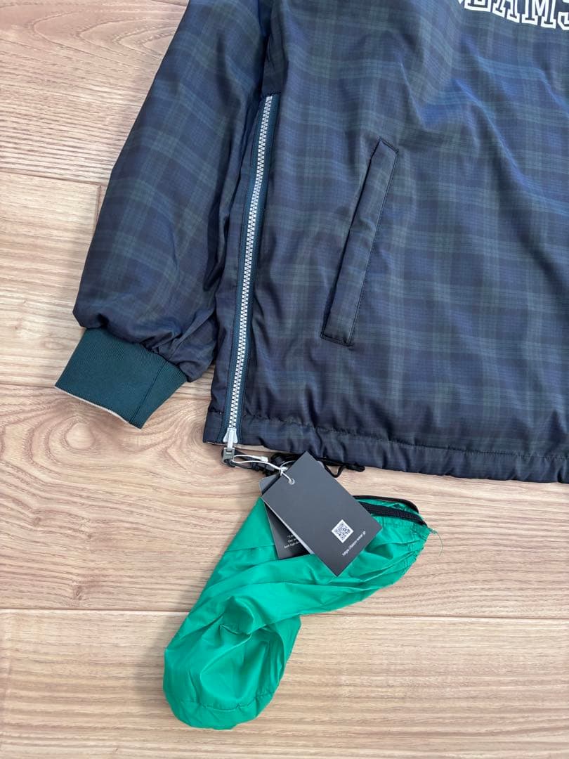 ビームスゴルフ　TAION コラボ　リバーシブル ダウン L